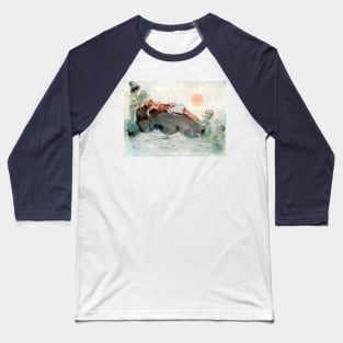 Peter Pan and Wendy and the Mermaids - Mabel Lucie Attwell Baseball T-Shirt